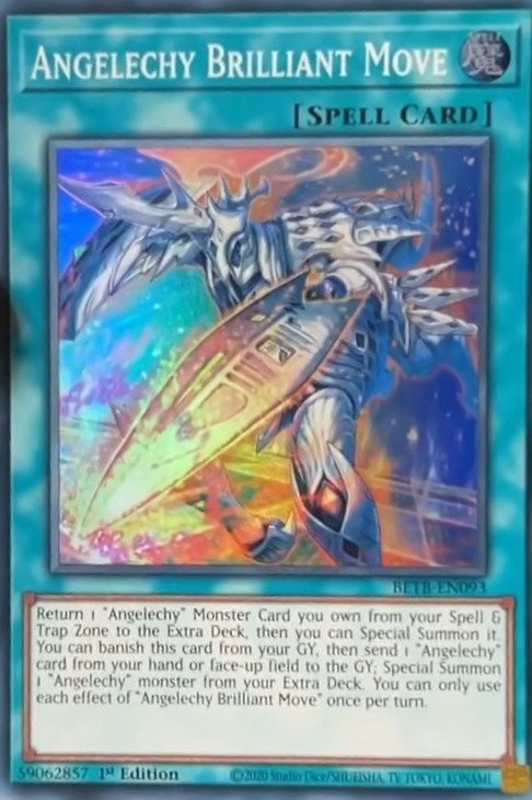 YUGIOH 3x Angelechy Brilliant Move BETB-EN093 Super Rare presale ships 10/9 YUGIOH 3x Angelechy Brilliant Move BETB-EN093 Super Rare presale ships 10/9