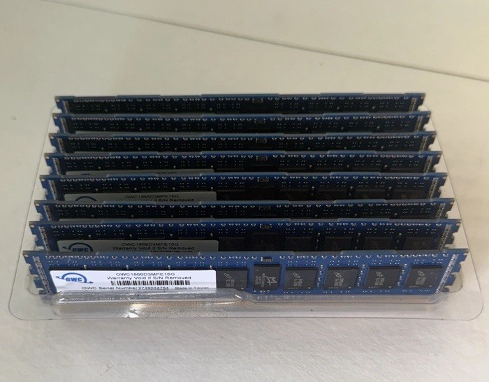 OWC 128GB (8x16GB) DDR3 1866MHz ECC Reg RAM Mac Pro - Tested/Flawless