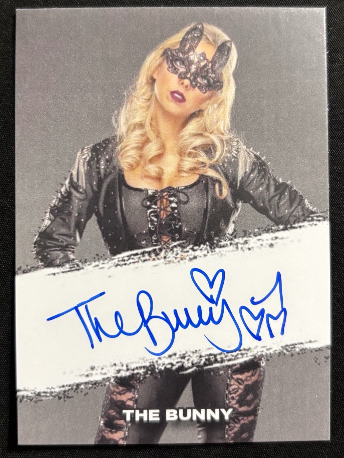 The Bunny Allie auto card AEW wwe wrestling butcher blade cherry The Bunny Allie auto card AEW wwe wrestling butcher blade cherry