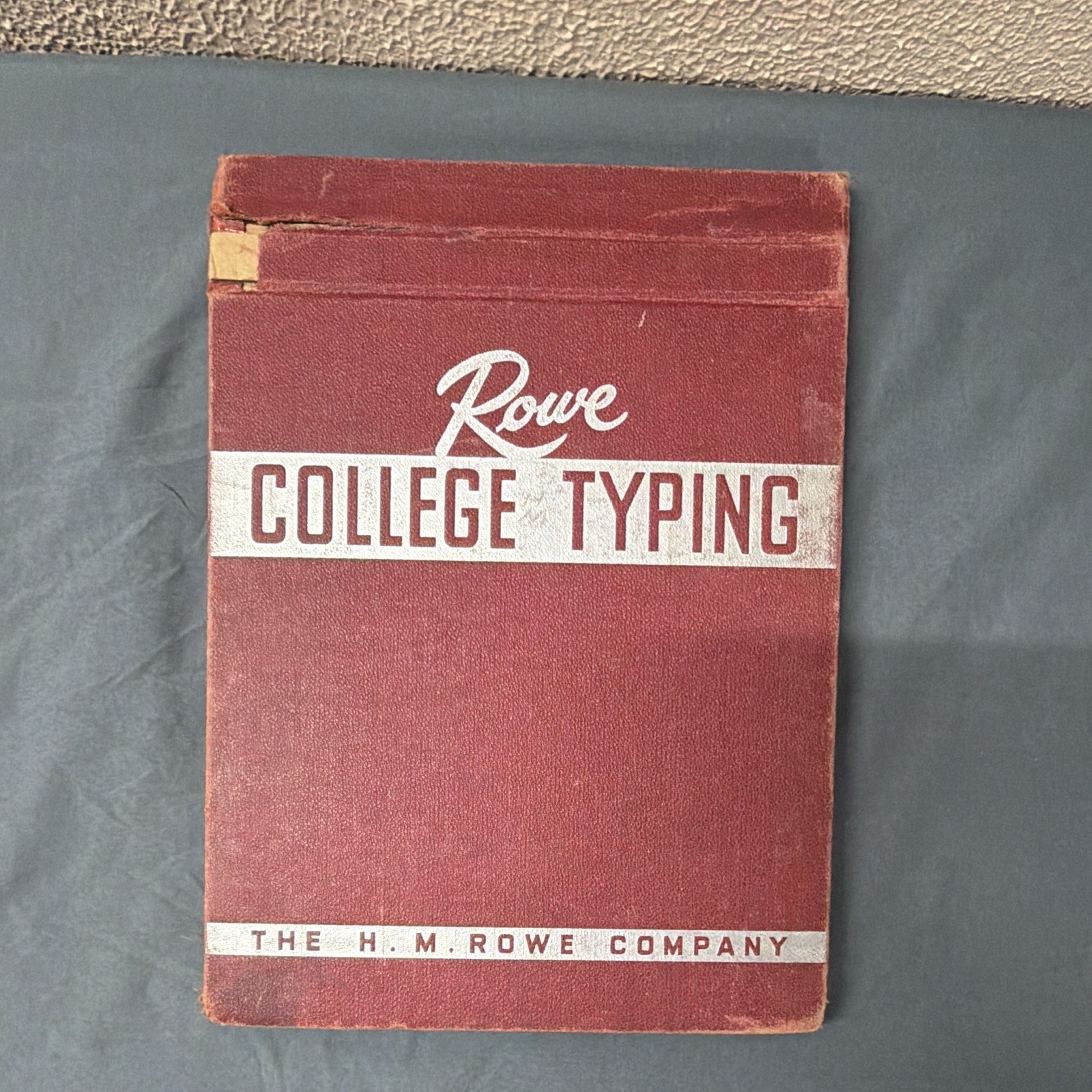 Vintage Rowe College Typing Workbook Study Guide Howard D. Beyer 1953 Vintage Rowe College Typing Workbook Study Guide Howard D. Beyer 1953