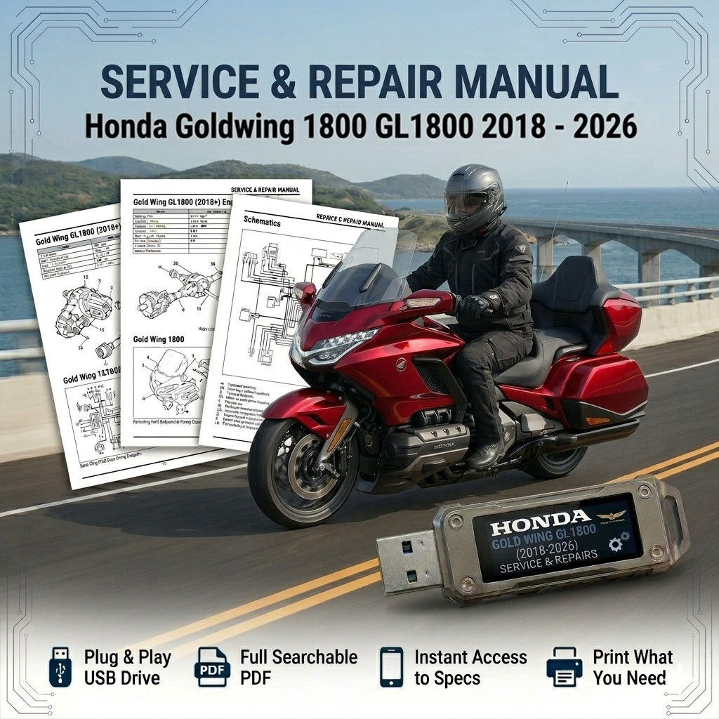 HONDA GOLDWING 1800 GL1800 2018 2019 2020 2021 SERVICE REPAIR SHOP MANUAL ON USB HONDA GOLDWING 1800 GL1800 2018 2019 2020 2021 SERVICE REPAIR SHOP MANUAL ON USB
