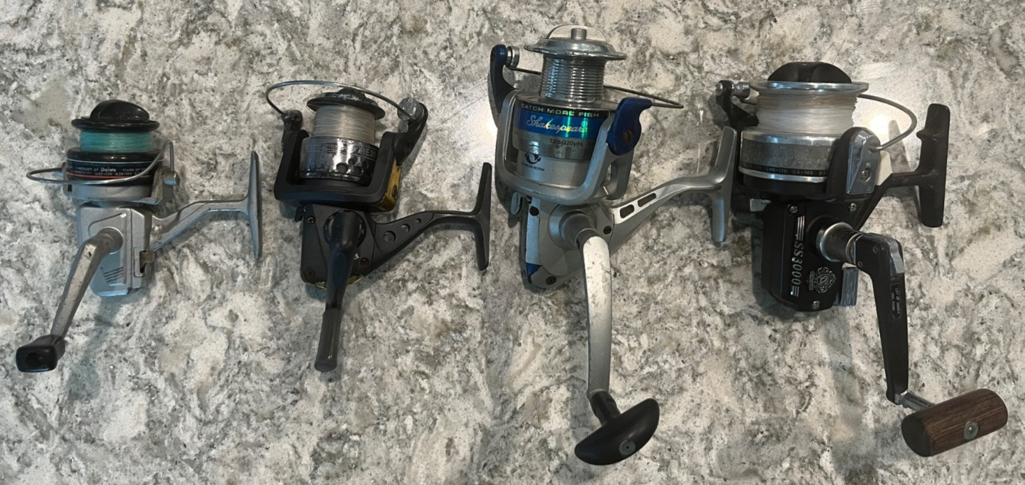 DAIWA SS3000 SS 3000 Limited Edition plus 3 other reels DAIWA SS3000 SS 3000 Limited Edition plus 3 other reels