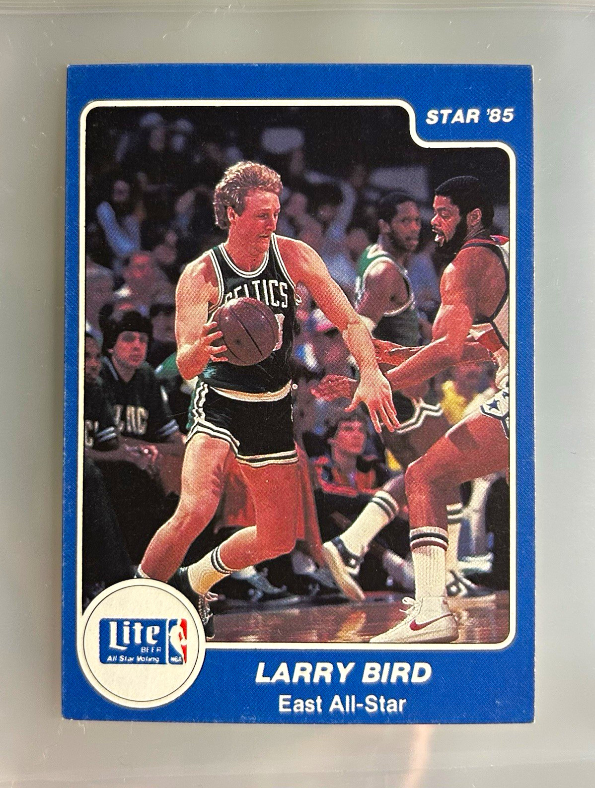 Star 1984-85 Lite Beer All-Stars Starting Line-Ups Larry Bird Celtics #2
