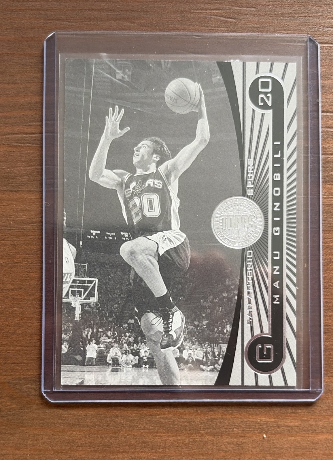 2005-06 Topps First Row - Manu Ginobili #92 Black & White /225