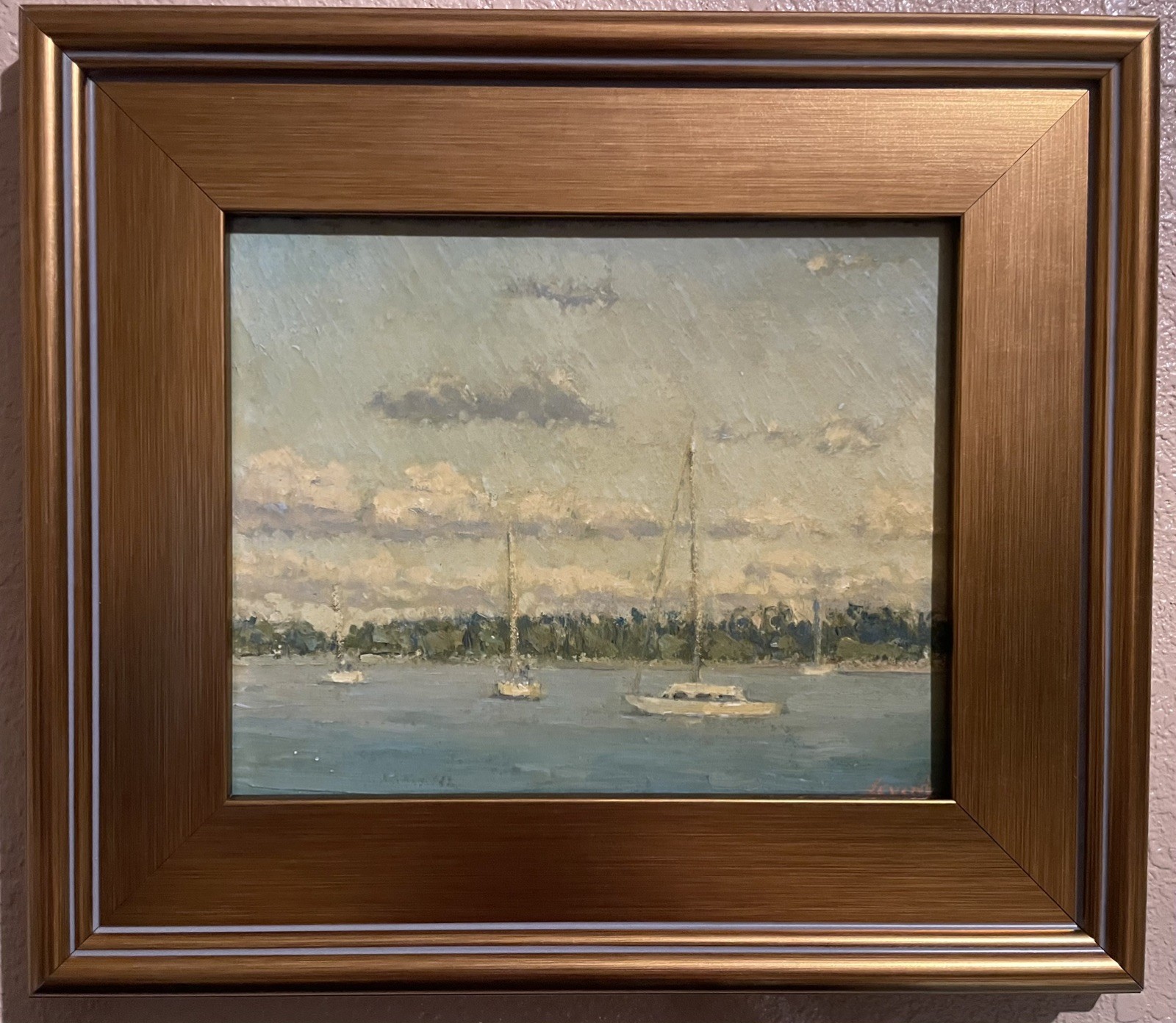 Levent Deparis California Impressionist Plein Air Oil Painting 8x10- Listed