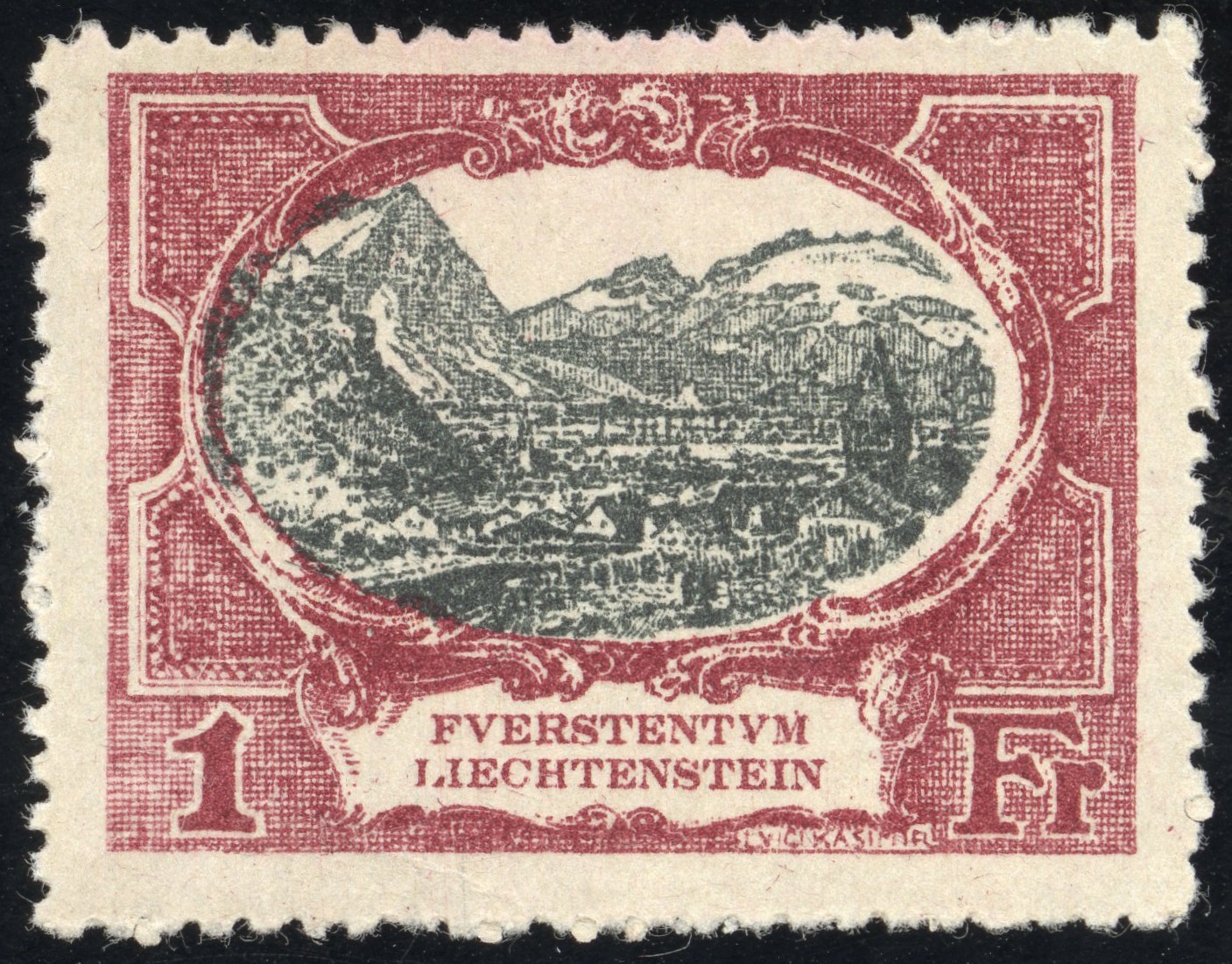 Liechtenstein Stamps # 69 MH VF Scott Value $55.00 Liechtenstein Stamps # 69 MH VF Scott Value $55.00