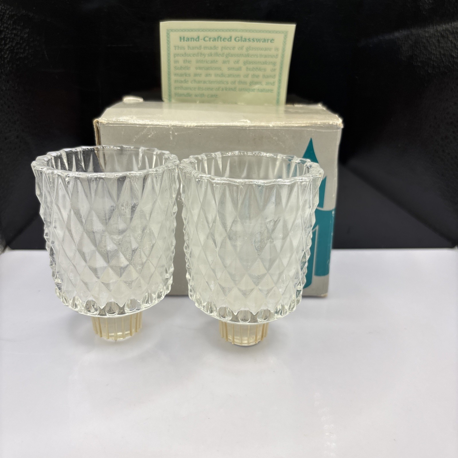 Vintage PartyLite P0482 Florentine Peglights. Mini-Globes. Set Of 2.