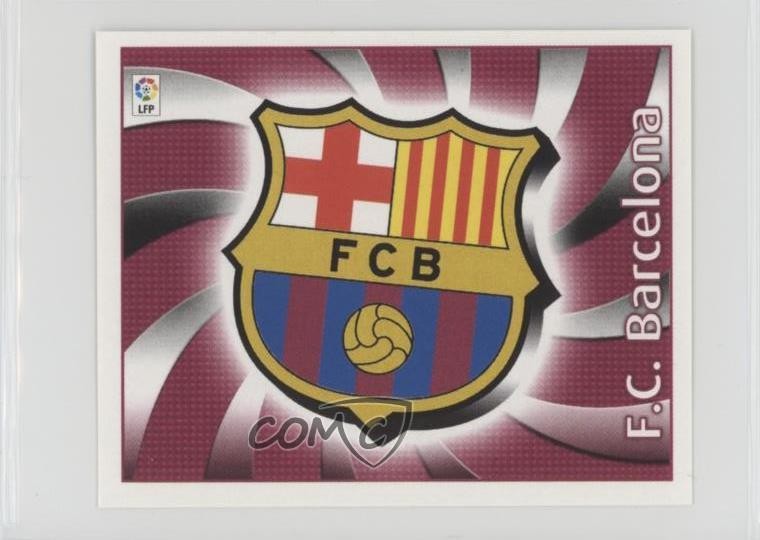 2004-05 Colecciones Este Liga Stickers FC Barcelona Team Badge 00ct