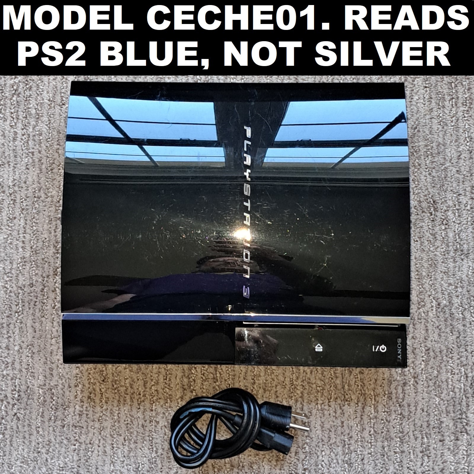 ✅Sony PlayStation 3 80GB Console PS3 CECHE01 Backwards Compatible READ PS2 ISSUE ✅Sony PlayStation 3 80GB Console PS3 CECHE01 Backwards Compatible READ PS2 ISSUE