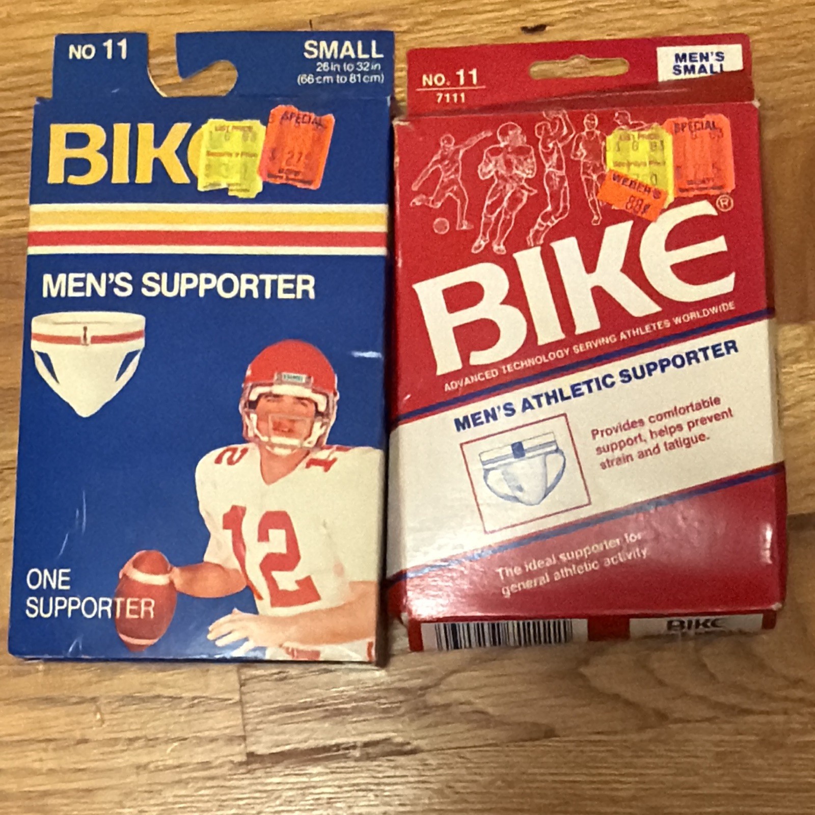 Vintage BIKE Men’s Athletic Supporter Jockstrap Lot of 2 NOS Small #11 7111