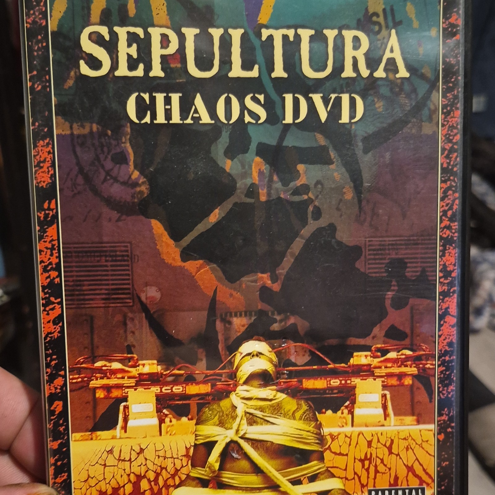 Sepultura Chaos DVD Concert - Roadrunner And Slipknot Vhs Sepultura Chaos DVD Concert - Roadrunner And Slipknot Vhs