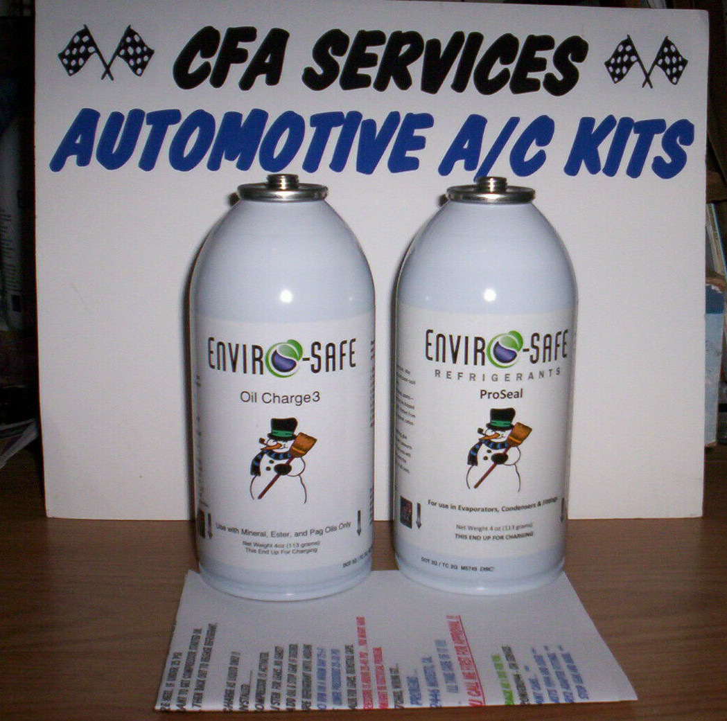 A/C COMPRESSOR OIL + PRO SEALER FOR CARS = 24oz HC REFRIGERANT BOOST-OZONE SAFE