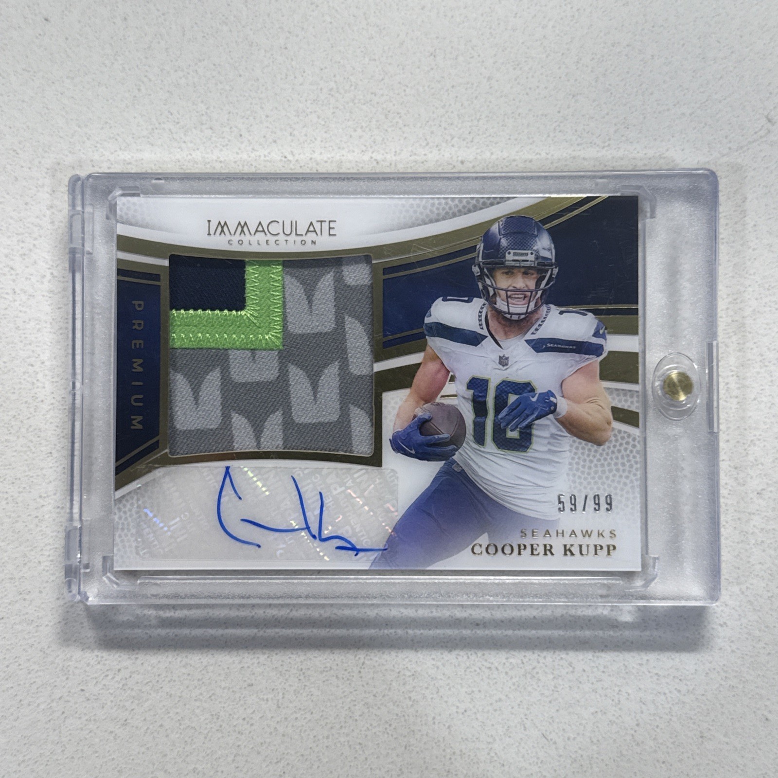 2025 Panini Immaculate Cooper Kupp Patch Auto /99 Seahawks