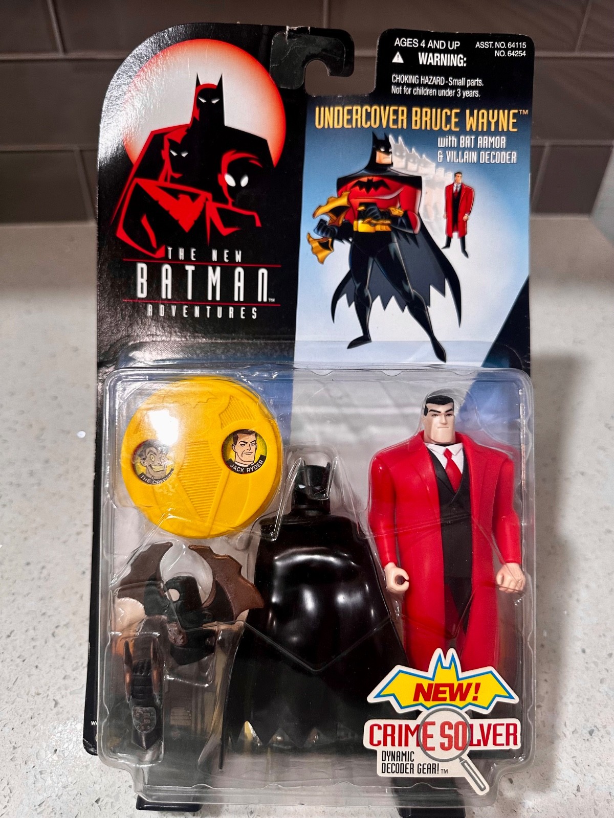 The New Batman Adventures action figure Bruce Wayne Undercover Kenner 1998 The New Batman Adventures action figure Bruce Wayne Undercover Kenner 1998