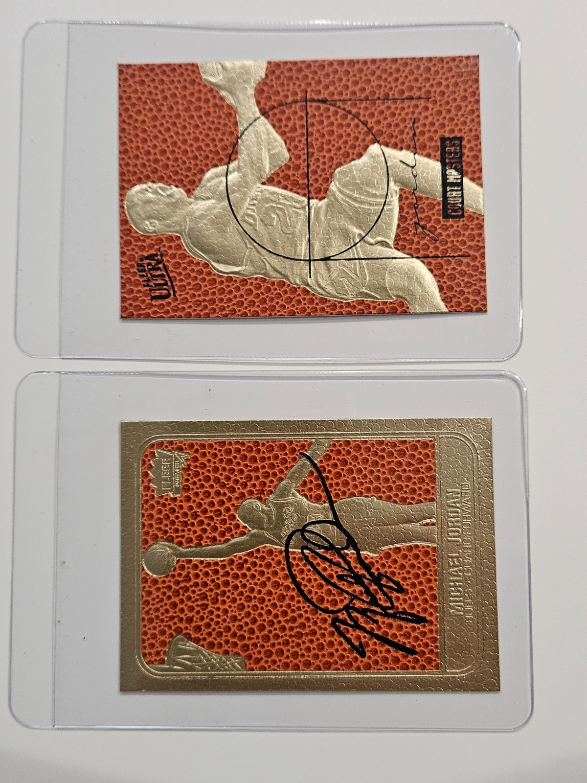 1999-00 23KT Gold Card Fleer Reprints - 1996-97 Ultra Michael... read