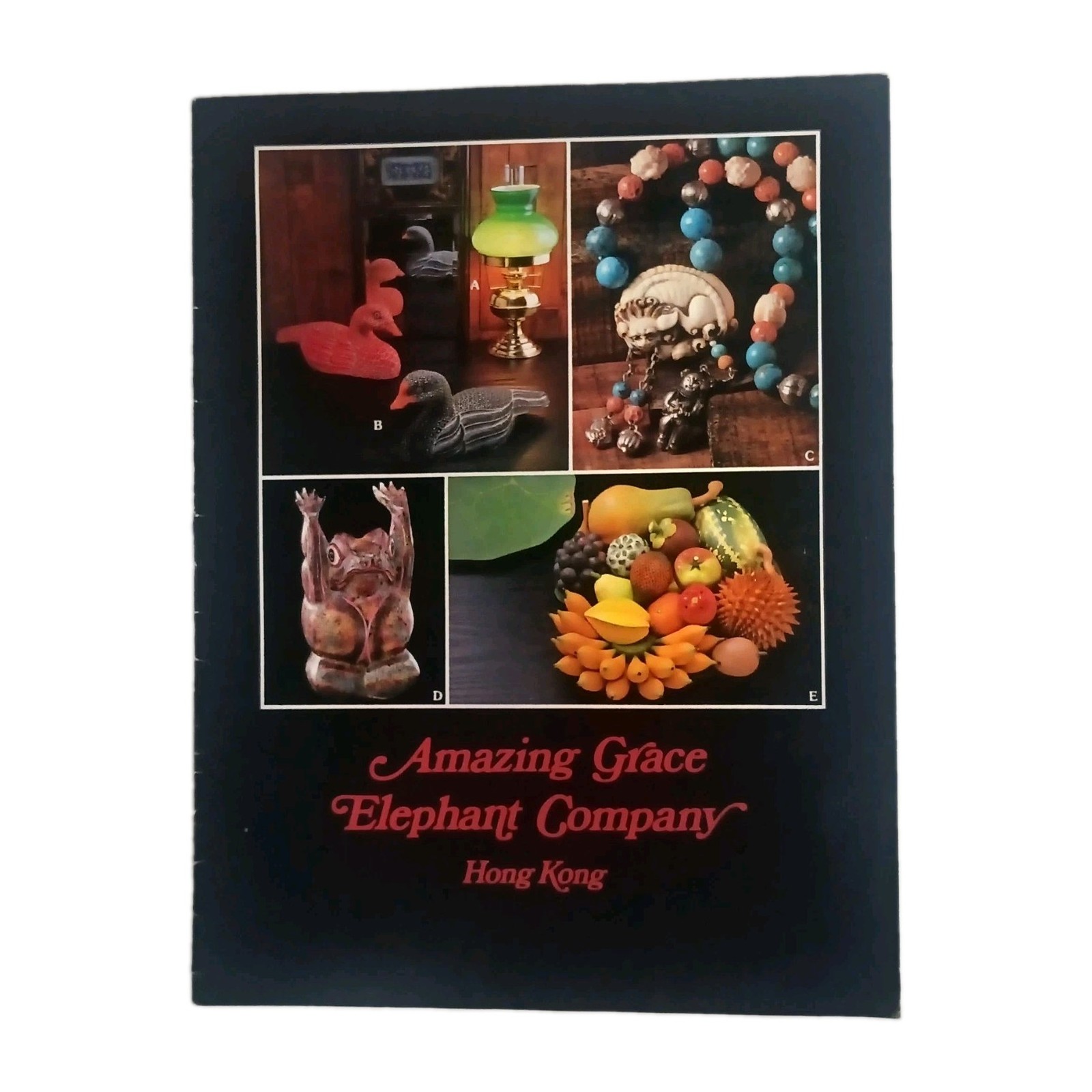 Vintage Amazing Grace Elephant Company Hong Kong Catalog Asian Art Jewelry Gifts