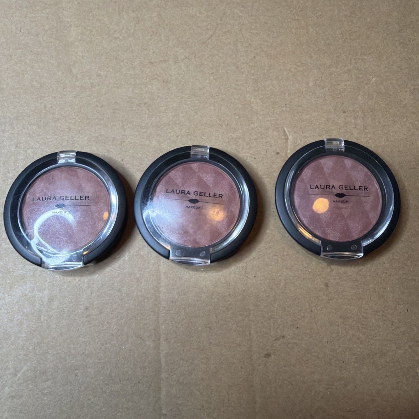 Laura Gellar Midnight Mauve Lot Of 3, 12oz New