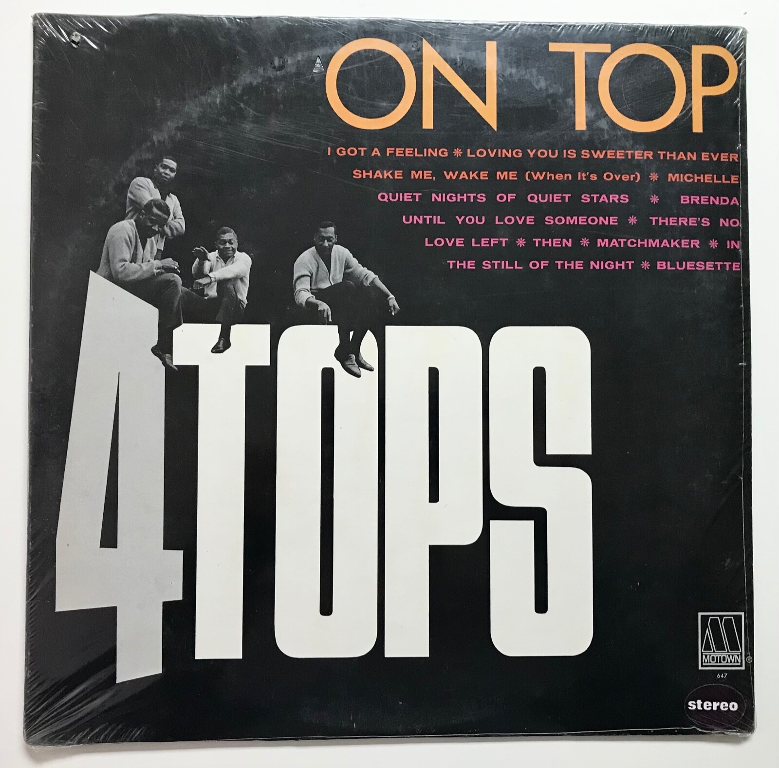 4 TOPS: FOUR TOPS: On Top (Vinyl LP  Record Sealed Stereo)