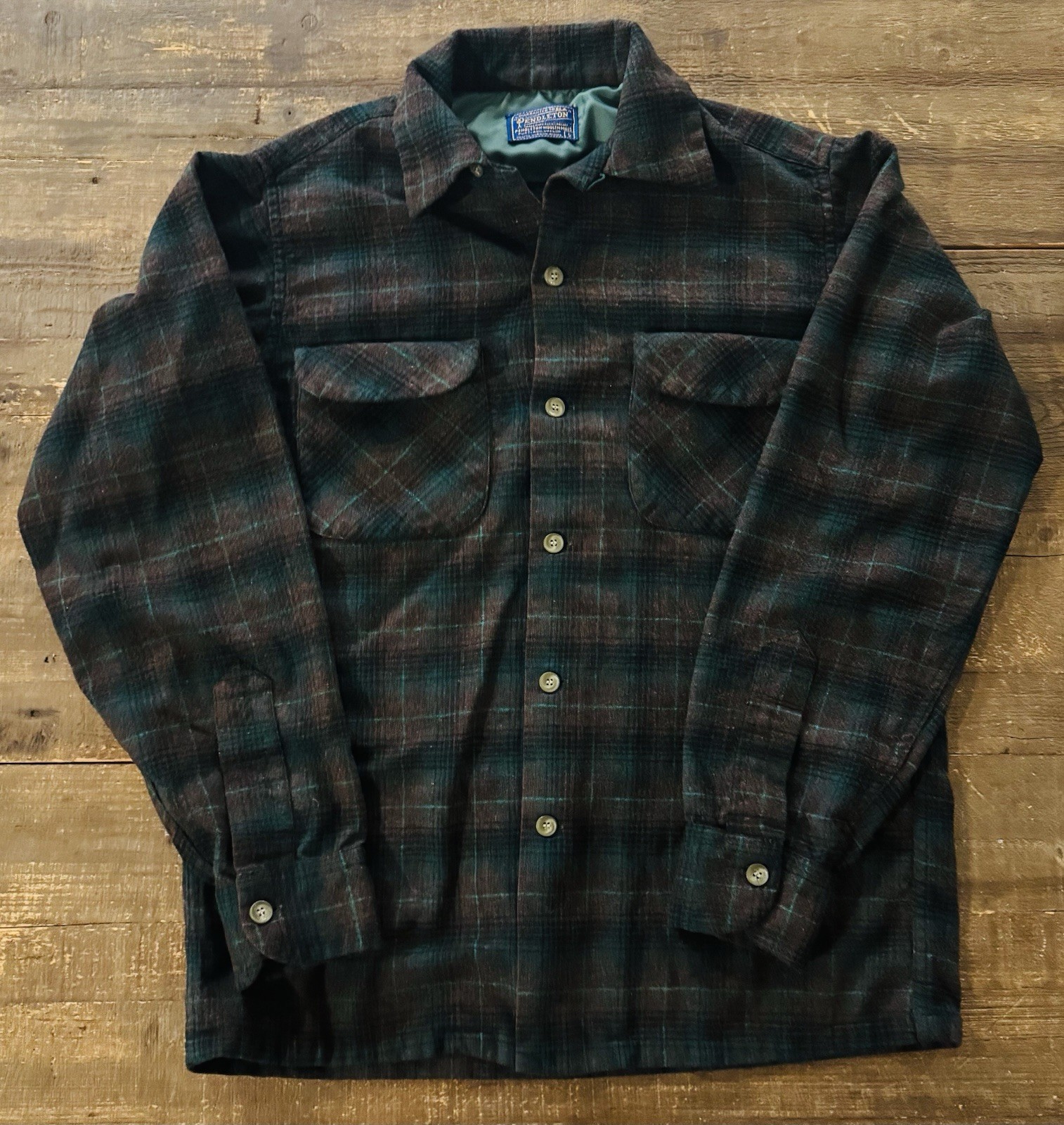 RARE VTG 1960 Pendleton 100% Virgin Wool Made In USA Men’s S Excellent Condition RARE VTG 1960 Pendleton 100% Virgin Wool Made In USA Men’s S Excellent Condition