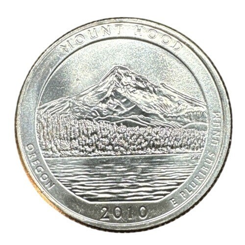 2010 P Mount Hood Oregon Washington Quarter ATB Series Brilliant Uncirculated BU 2010 P Mount Hood Oregon Washington Quarter ATB Series Brilliant Uncirculated BU