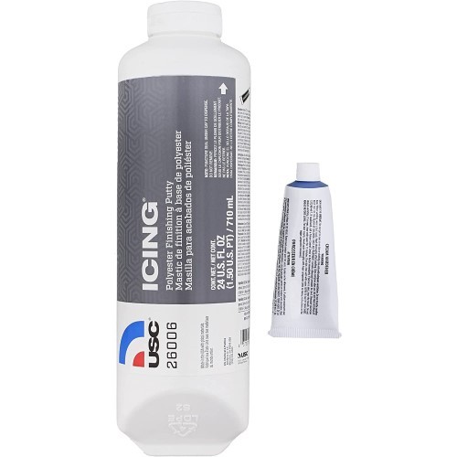 USC 26006 Icing Pourable Brushable Polyester Finishing Putty, 24 oz Tube USC 26006 Icing Pourable Brushable Polyester Finishing Putty, 24 oz Tube