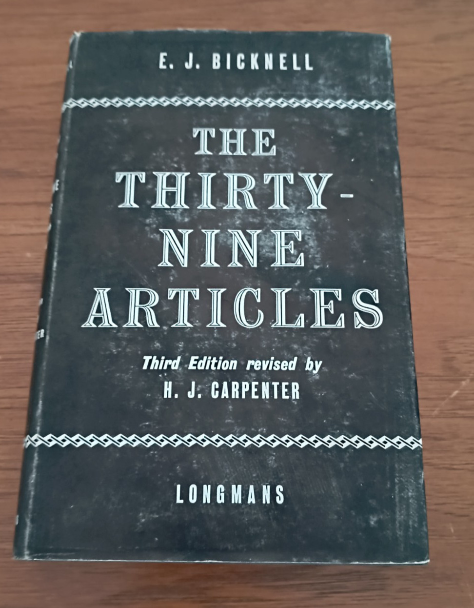 The Thirty-Nine Articles by E.J. Bicknell 1955 3rd Edition HC DJ The Thirty-Nine Articles by E.J. Bicknell 1955 3rd Edition HC DJ