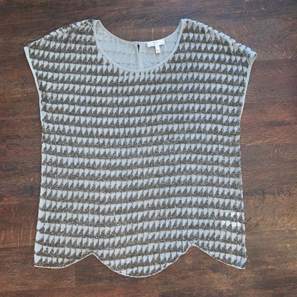 Joie beaded s/s Top Joie beaded s/s Top