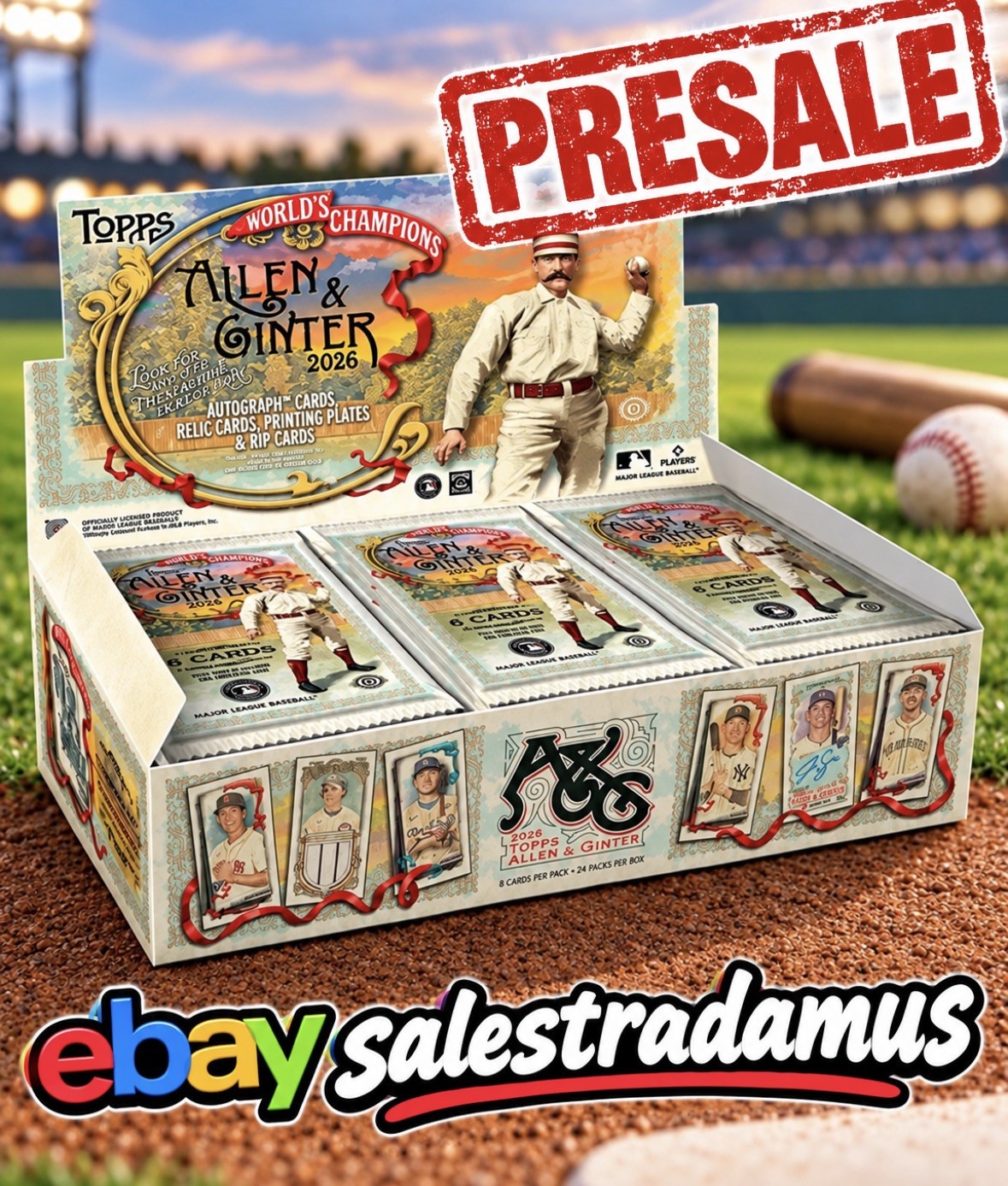 2026 Topps Allen & Ginter Baseball Hobby Box Factory Sealed PRESALE 2026 Topps Allen & Ginter Baseball Hobby Box Factory Sealed PRESALE