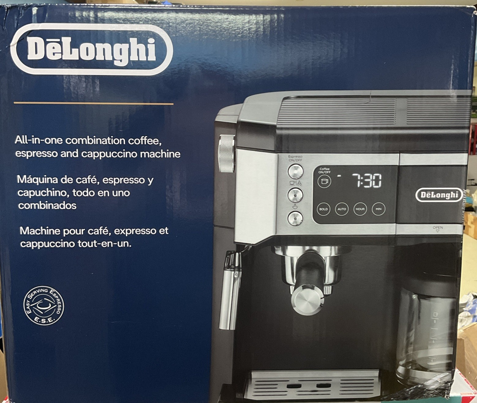 De\'Longhi All-In-One Combination Coffee and Espresso Machine COM530M- Free S&H