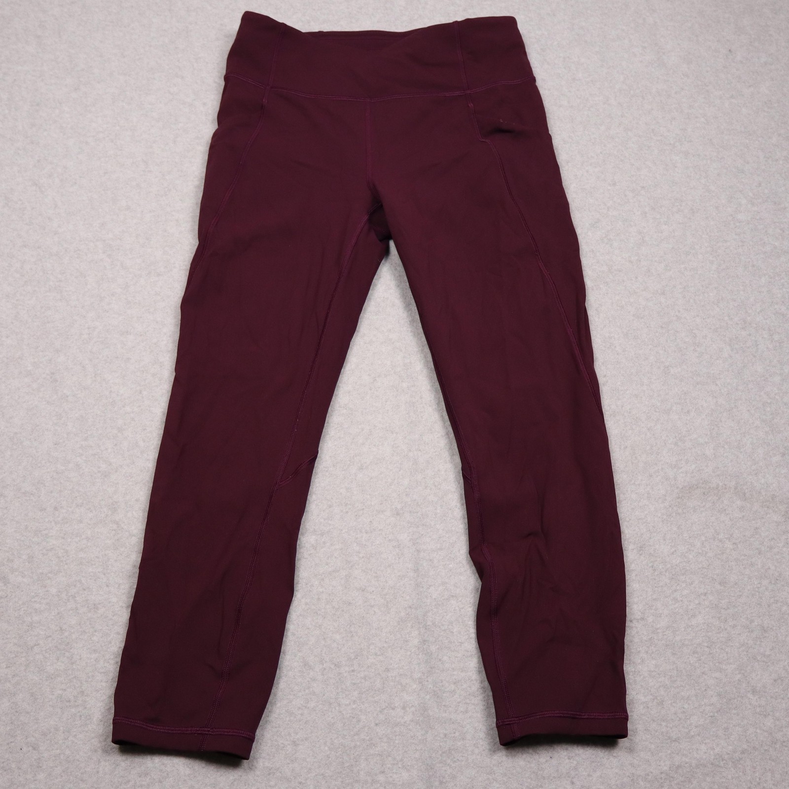 Lululemon Time To Sweat Leggings Womens 8 Purple High Rise 23\