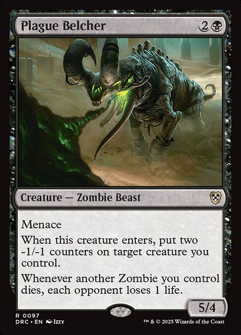 Plague Belcher 97 R Normal DRC MTG NM