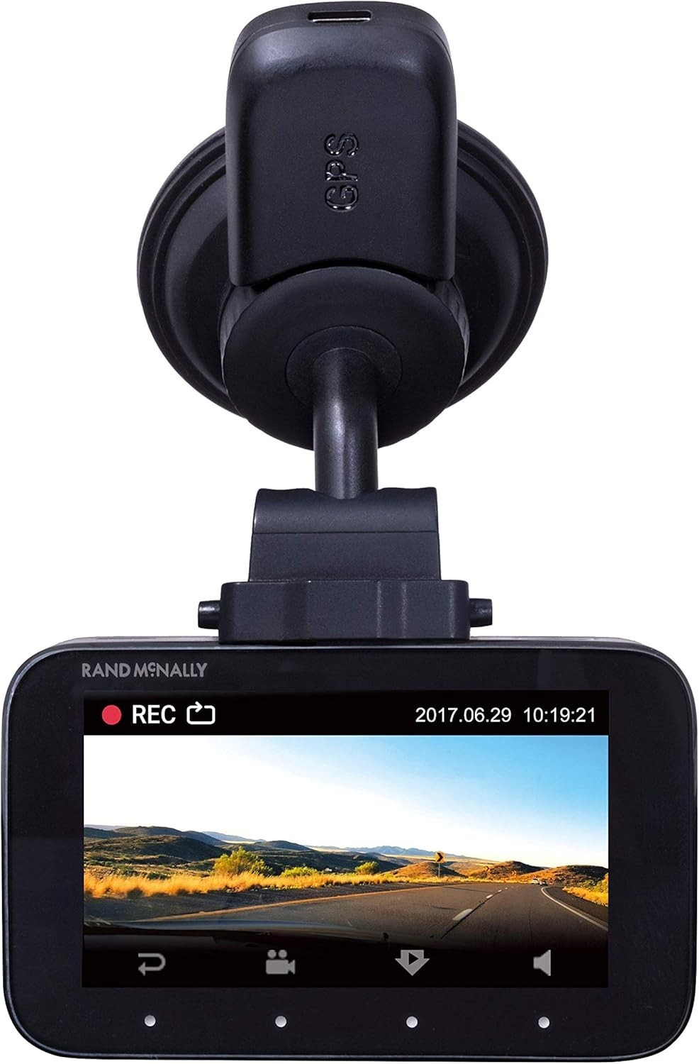 Rand McNally DashCam 500 – Full HD 1080p Wi-Fi Dash Camera