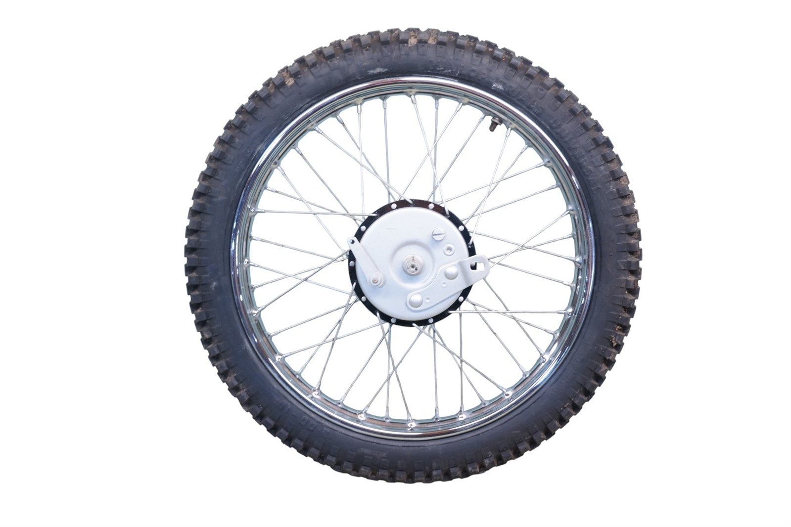 Triumph T20 T 20 Tiger Cub MB9 W1002 Front Wheel w/ Panel and Axle *2528A