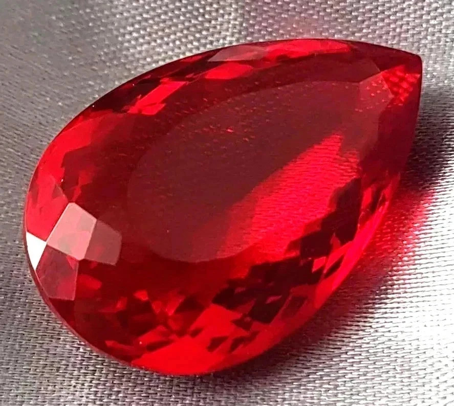 1000.00 Ct Certified Natural Brazilian Red Topaz Pear Cut Loose Gemstone AAA