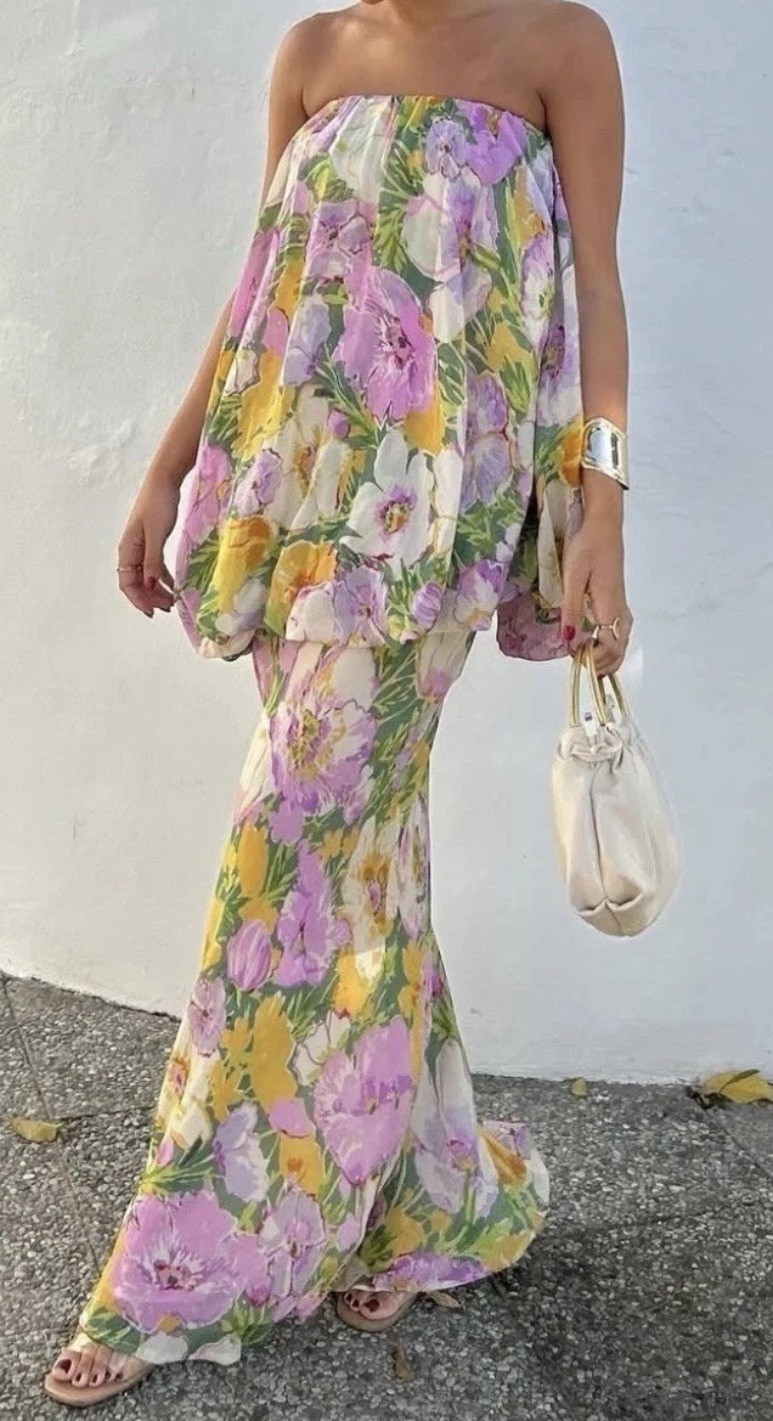 NWT - Zara VIRAL Floral Print Dress Limited Edition Size XS 