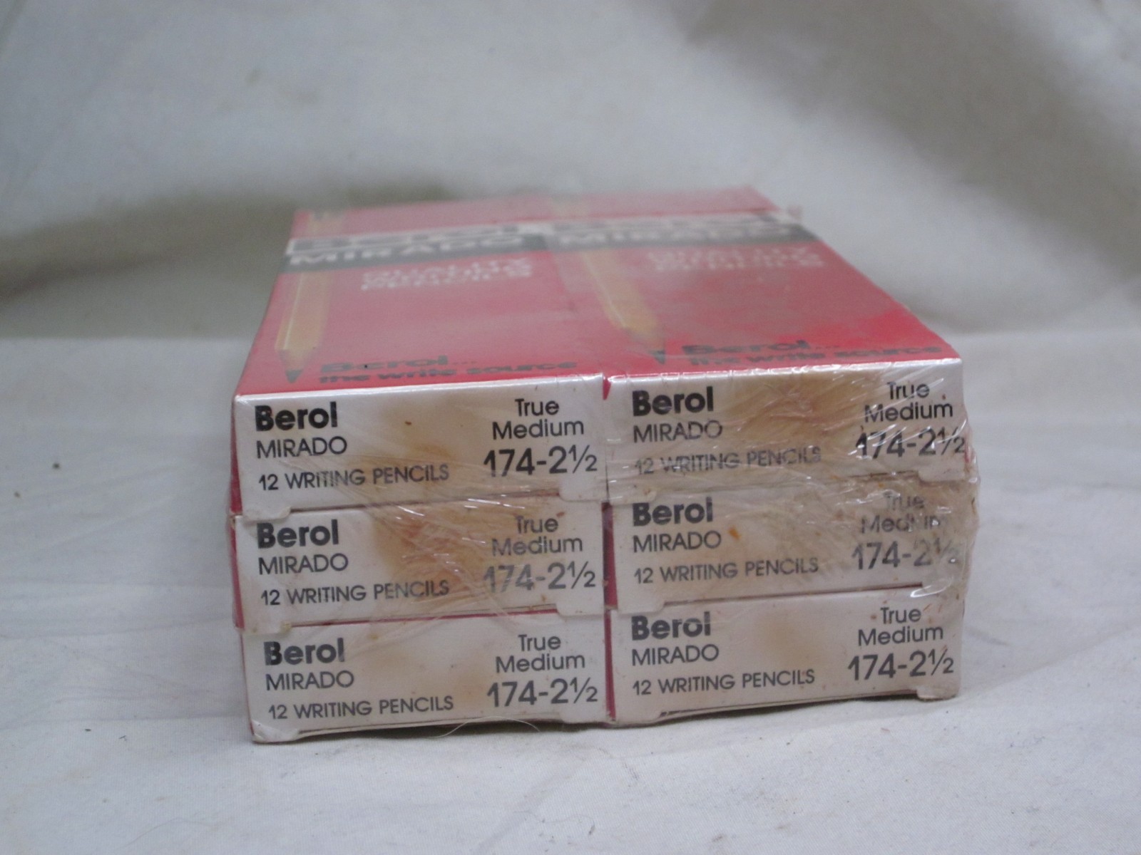 72 Berol MIRADO PENCILS new vintage pencil box lot 174-2 1/2 NOS boxes USA 72 Berol MIRADO PENCILS new vintage pencil box lot 174-2 1/2 NOS boxes USA