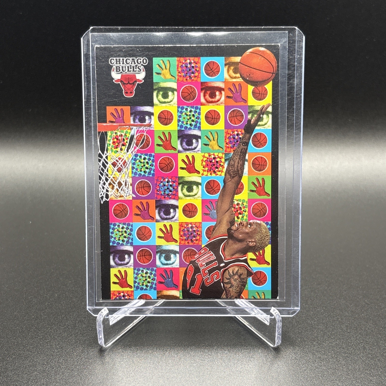 1998-99 Skybox Thunder - Bringin' It Dennis Rodman #10 BI Insert Chicago Bulls
