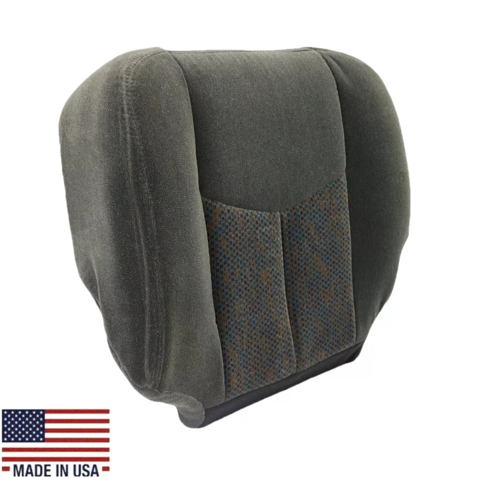 2003 - 2006 Chevy Silverado LS LT Z71 Driver Bottom Cloth Seat Cover Dark Gray