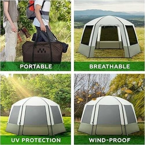 SUMMUS Inflatable , 8-12 Person Camping Tents, Portable Waterproof 15′×15′ SUMMUS Inflatable , 8-12 Person Camping Tents, Portable Waterproof 15′×15′