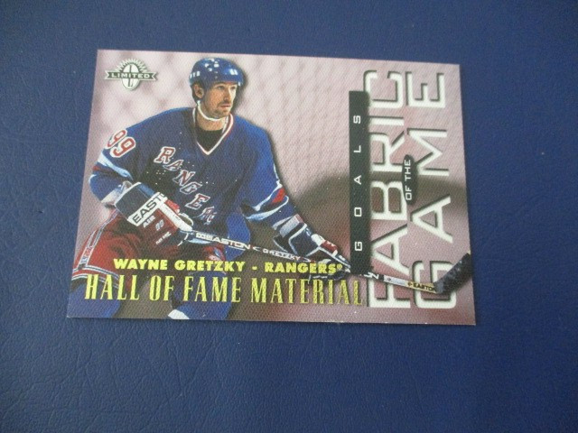 1997-98 Donruss Limited Fabric of the Game Wayne Gretzky 862 Career Goals # /250