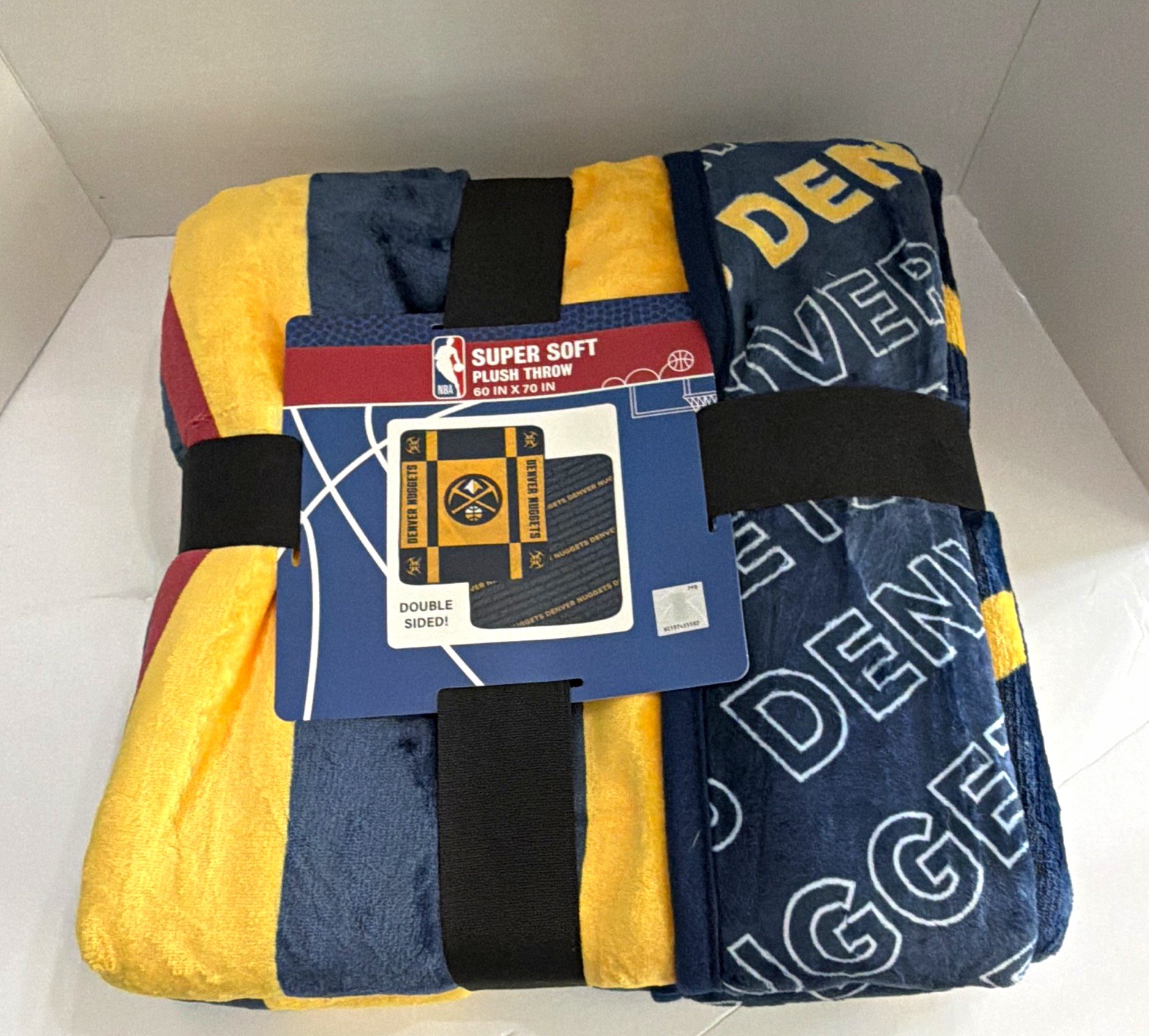 Pegasus Sports NBA Denver Nuggets Plush Throw Blanket 60x70 Blue/Yellow Pegasus Sports NBA Denver Nuggets Plush Throw Blanket 60x70 Blue/Yellow