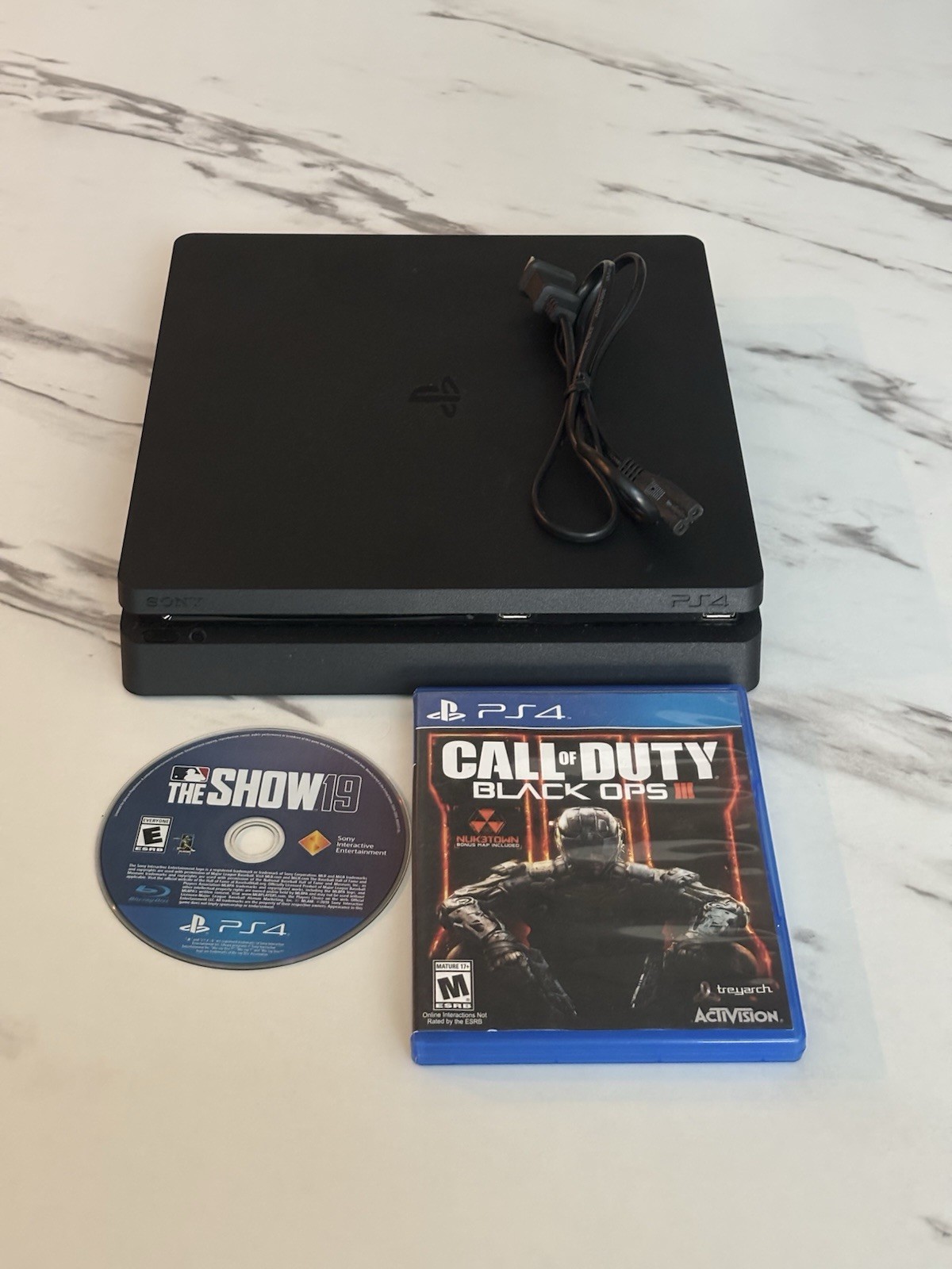 Sony PlayStation 4 Slim PS4 Console 1TB System w/2 Games Sony PlayStation 4 Slim PS4 Console 1TB System w/2 Games