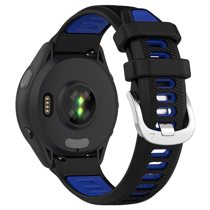 18/22MM Sport Silicone Strap Watch Band For Garmin Forerunner 265/265S Venu 2/2S