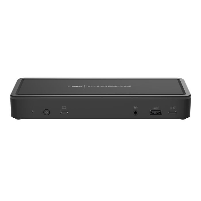 14-Port USB-C Docking Station, 65W, Black
