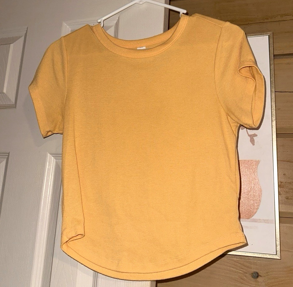 Xersion Ultralite Go-Dry Women’s Yellow Crew Neck Lightweight Stretch Tee M