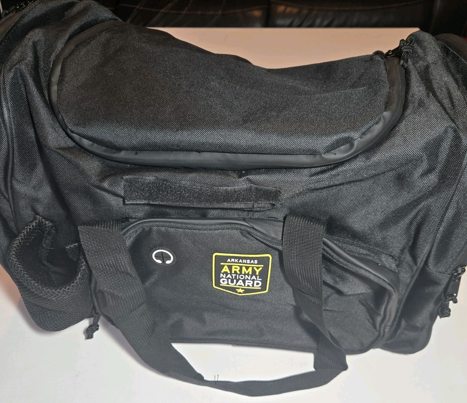 Arkansas Army National Guard Tactical Range Bag Gym Travel Black Shoe Pocket Arkansas Army National Guard Tactical Range Bag Gym Travel Black Shoe Pocket