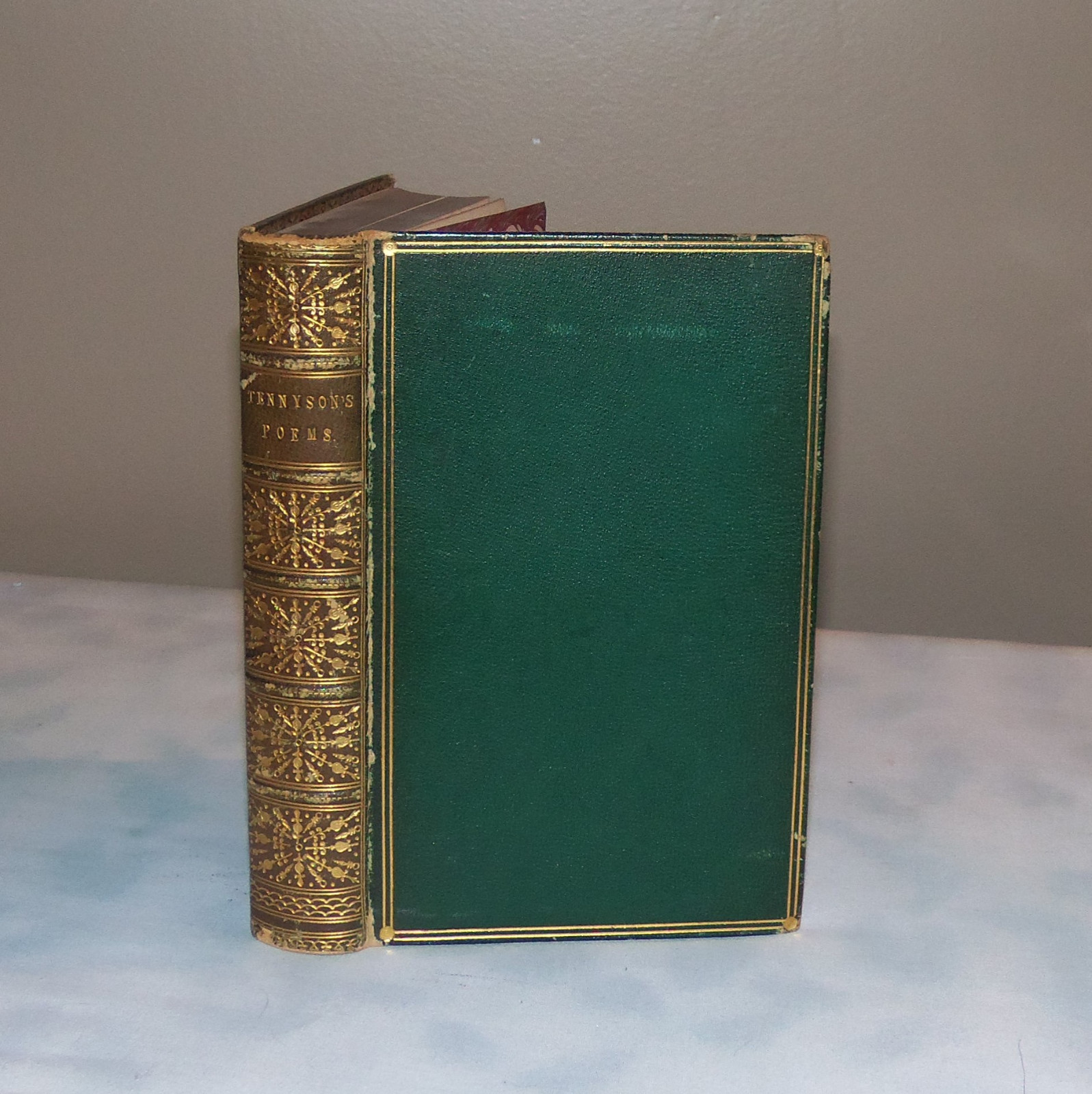 Poems. Tennyson. 1866. Fine Tuskett Binding. 