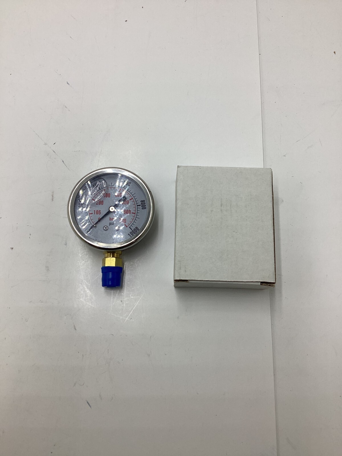 Dynamic Fluid Components Pressure Gauge CF1P-700A 0-10000psi 0-700bar 2.5\