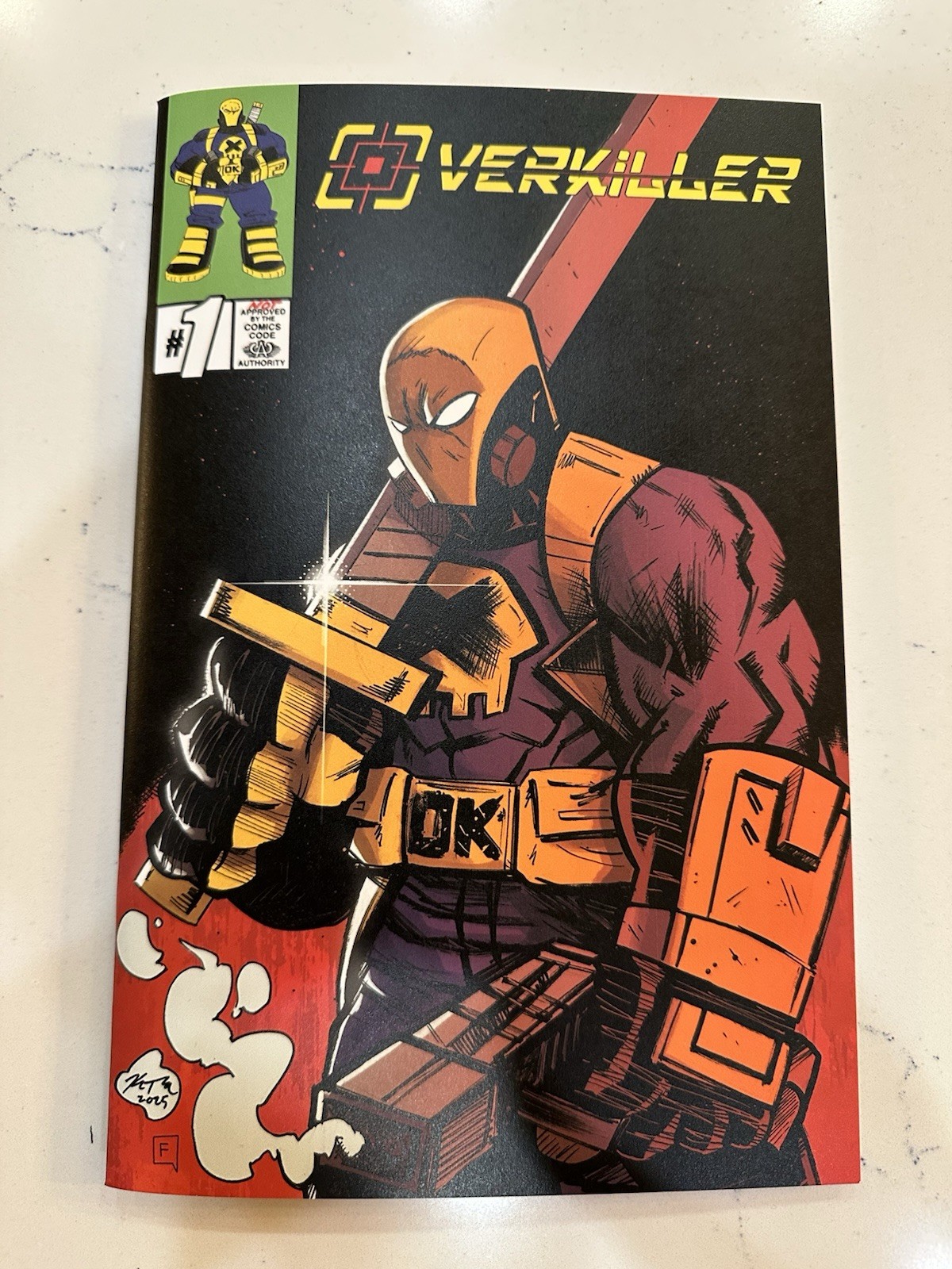 Overkiller #1 First Print Cover - Rare Overkiller #1 First Print Cover - Rare