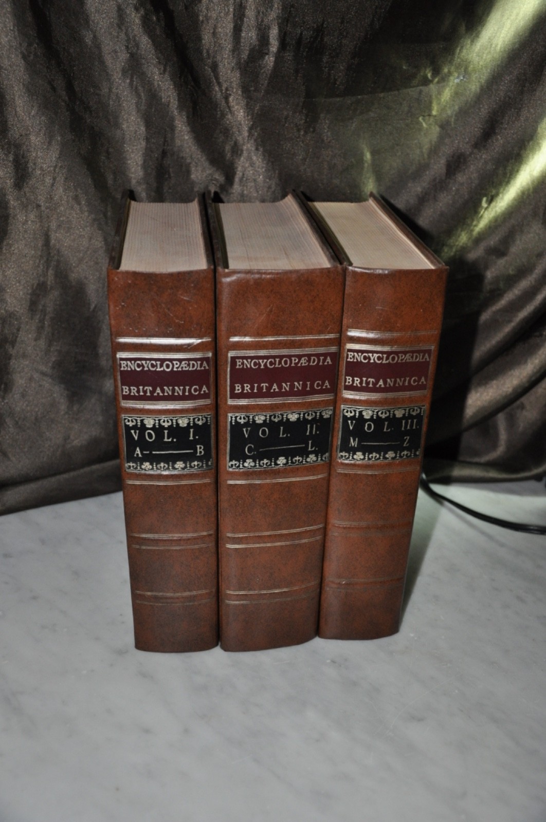 VINTAGE Encyclopedia Britannica FACSIMILE 3 Volume Set VINTAGE Encyclopedia Britannica FACSIMILE 3 Volume Set